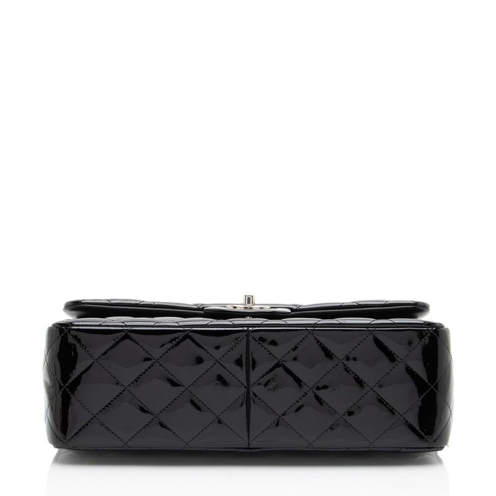 Chanel Patent Leather Classic Jumbo Double Flap Bag - Picture 4 of 10